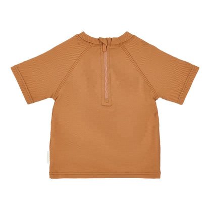 Camisola de banho de manga curta Sunny Brown - Little Dutch