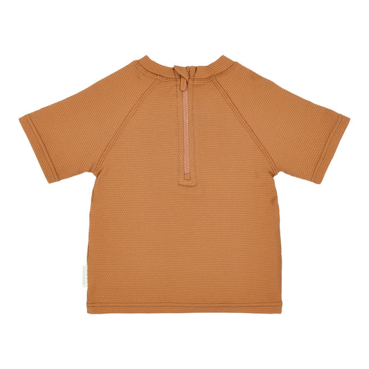Camisola de banho de manga curta Sunny Brown - Little Dutch