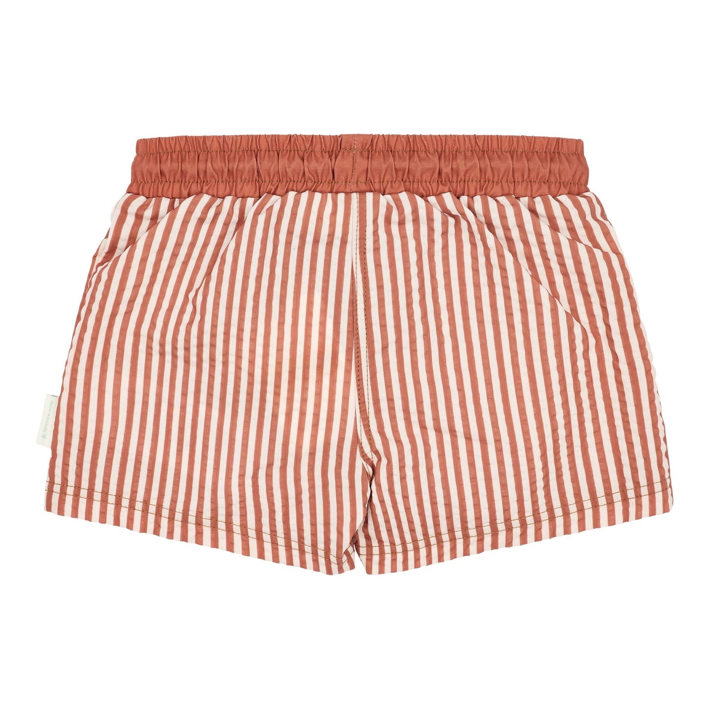 Calções de Banho - Ocean Brown Stripes - Little Dutch