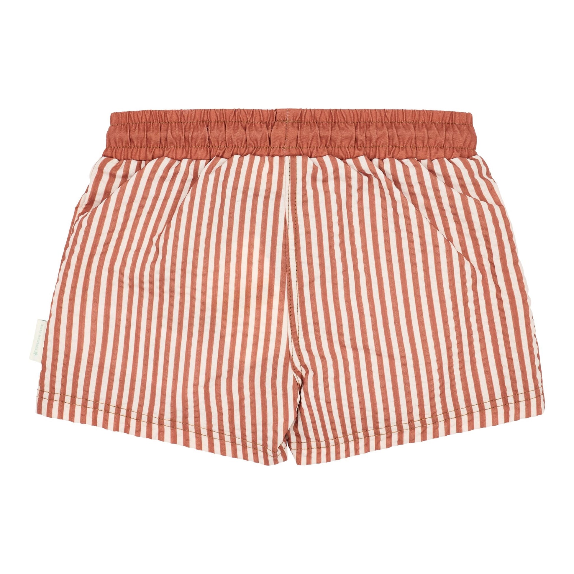 Calções de Banho - Ocean Brown Stripes - Little Dutch