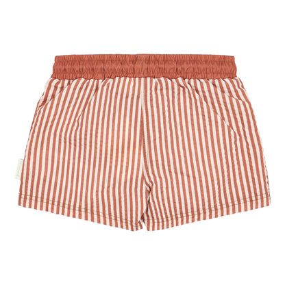 Calções de Banho - Ocean Brown Stripes - Little Dutch