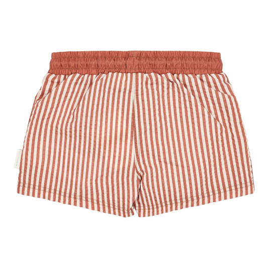 Calções de Banho - Ocean Brown Stripes - Little Dutch