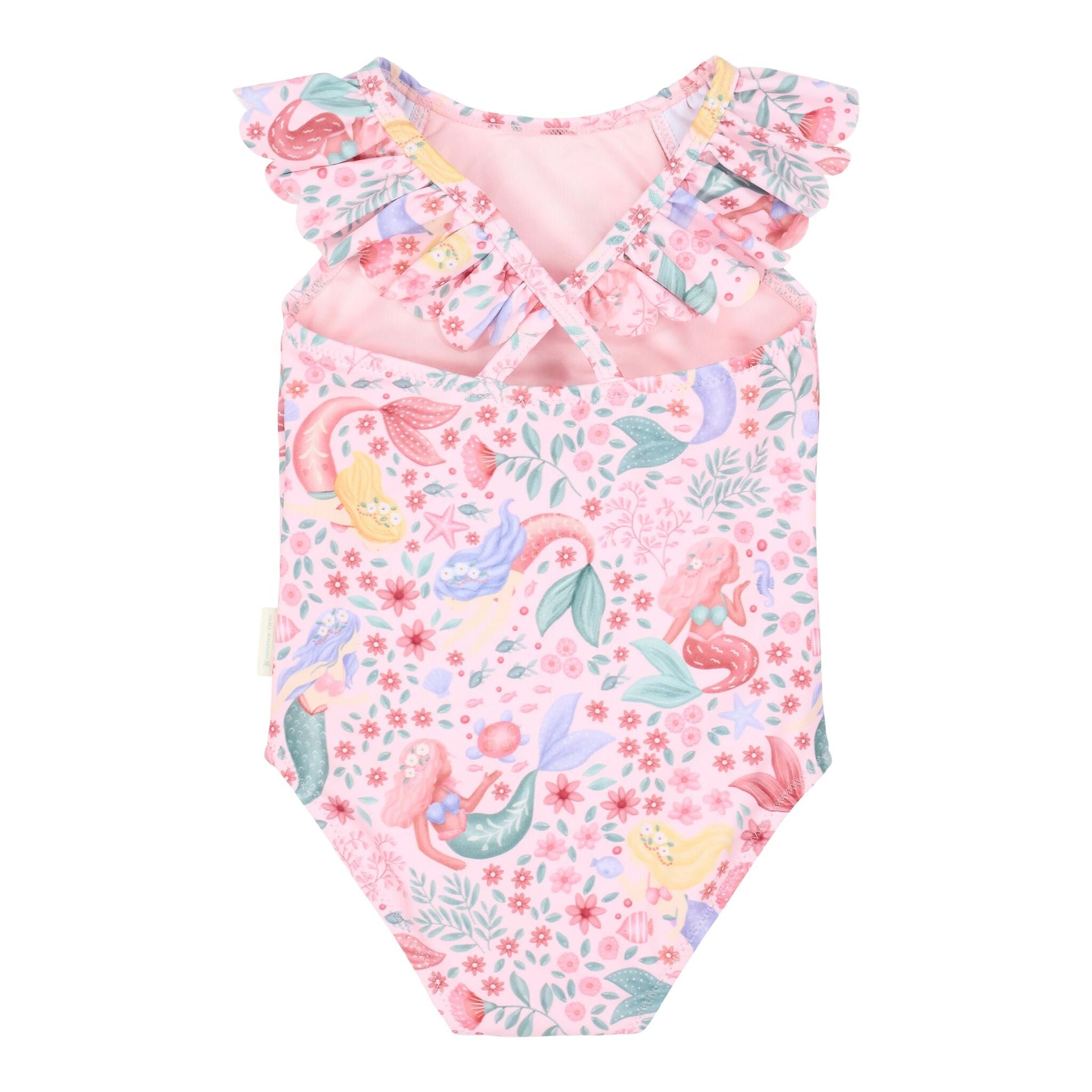 Fato de Banho com Folhos Dreamy Mermaid - Little Dutch