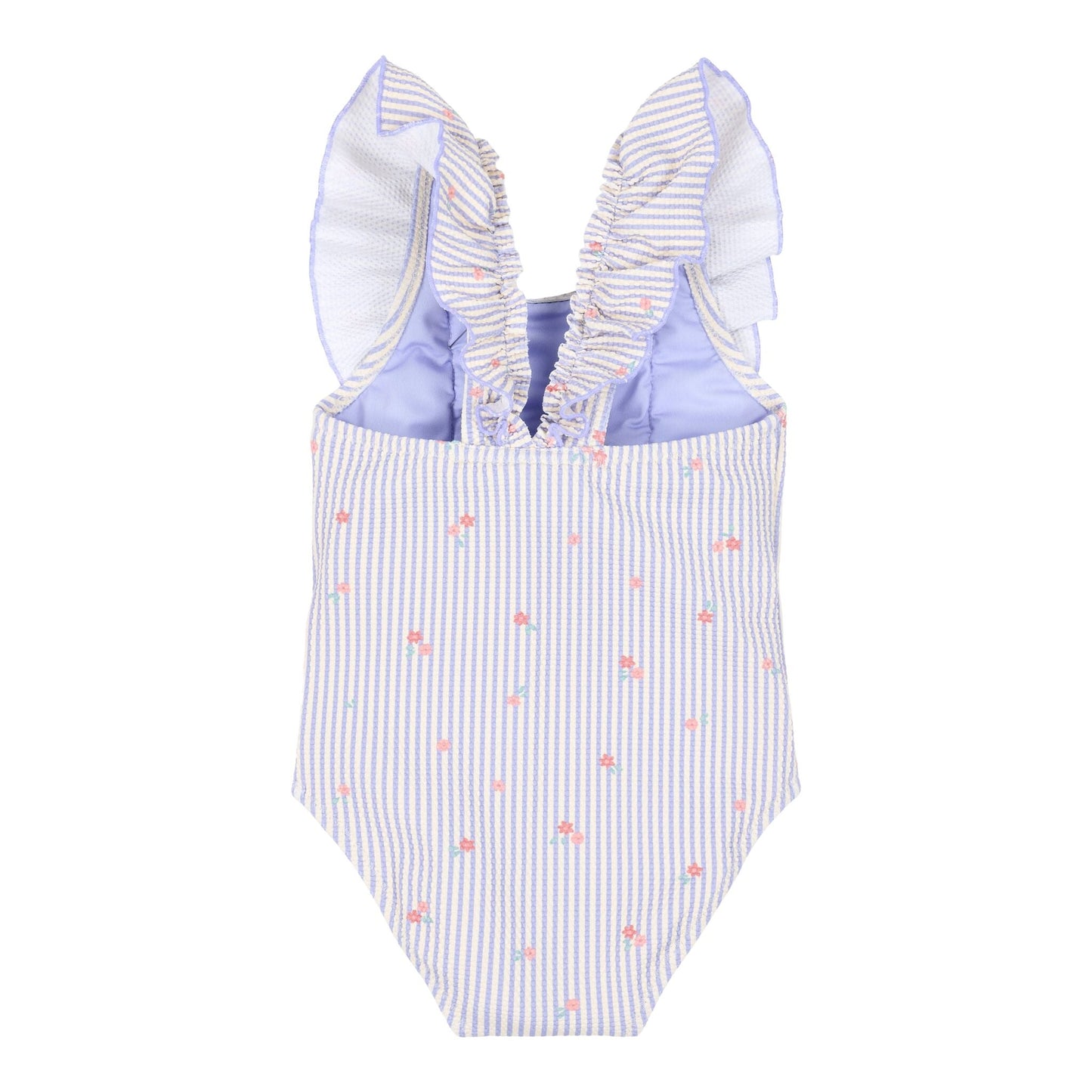 Fato de Banho com Folhos Dreamy Stripes - Little Dutch