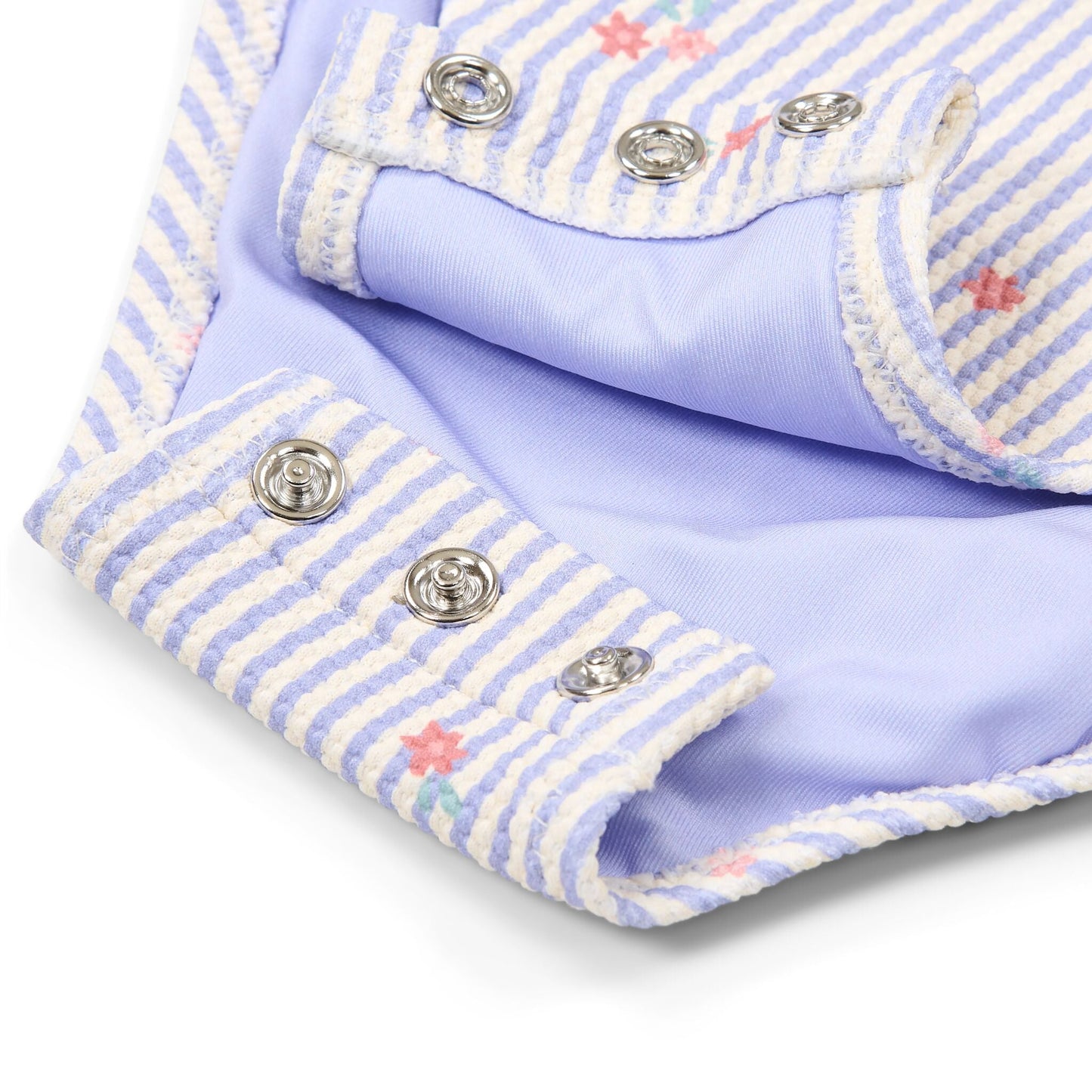 Fato de Banho com Folhos Dreamy Stripes - Little Dutch