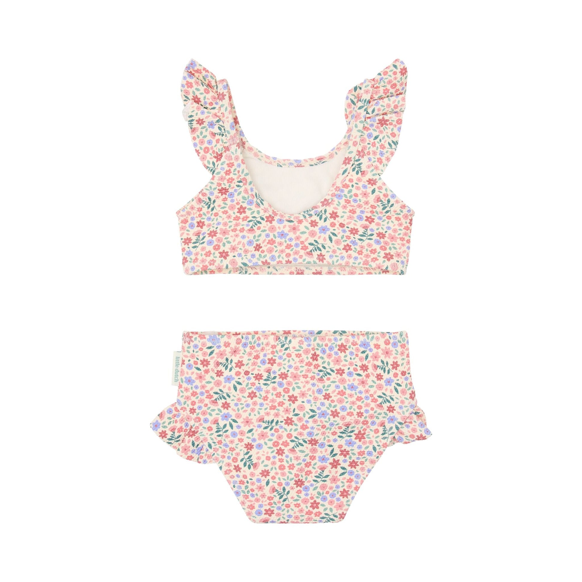 Biquíni com folhos Dreamy Flowerfield - Little Dutch