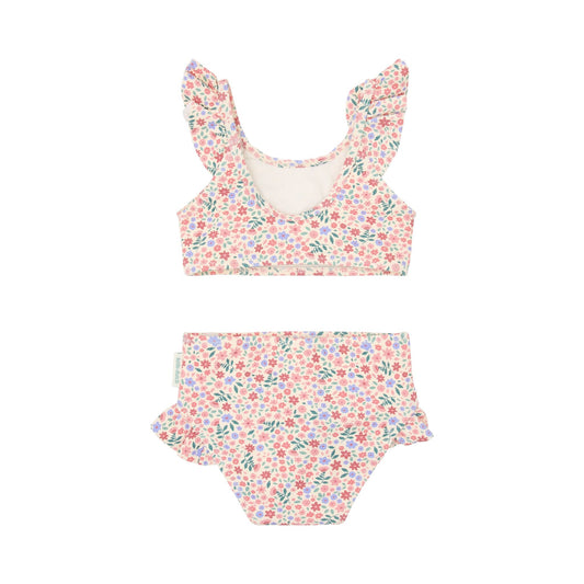 Biquíni com folhos Dreamy Flowerfield - Little Dutch