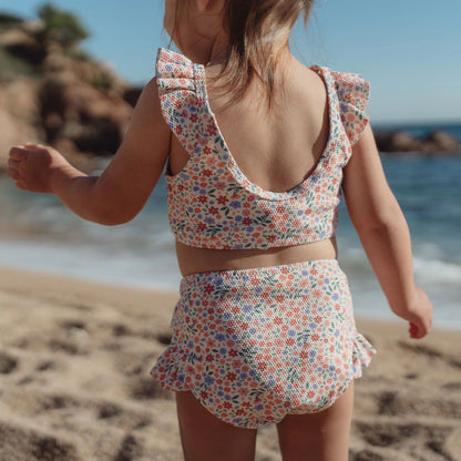 Biquíni com folhos Dreamy Flowerfield - Little Dutch