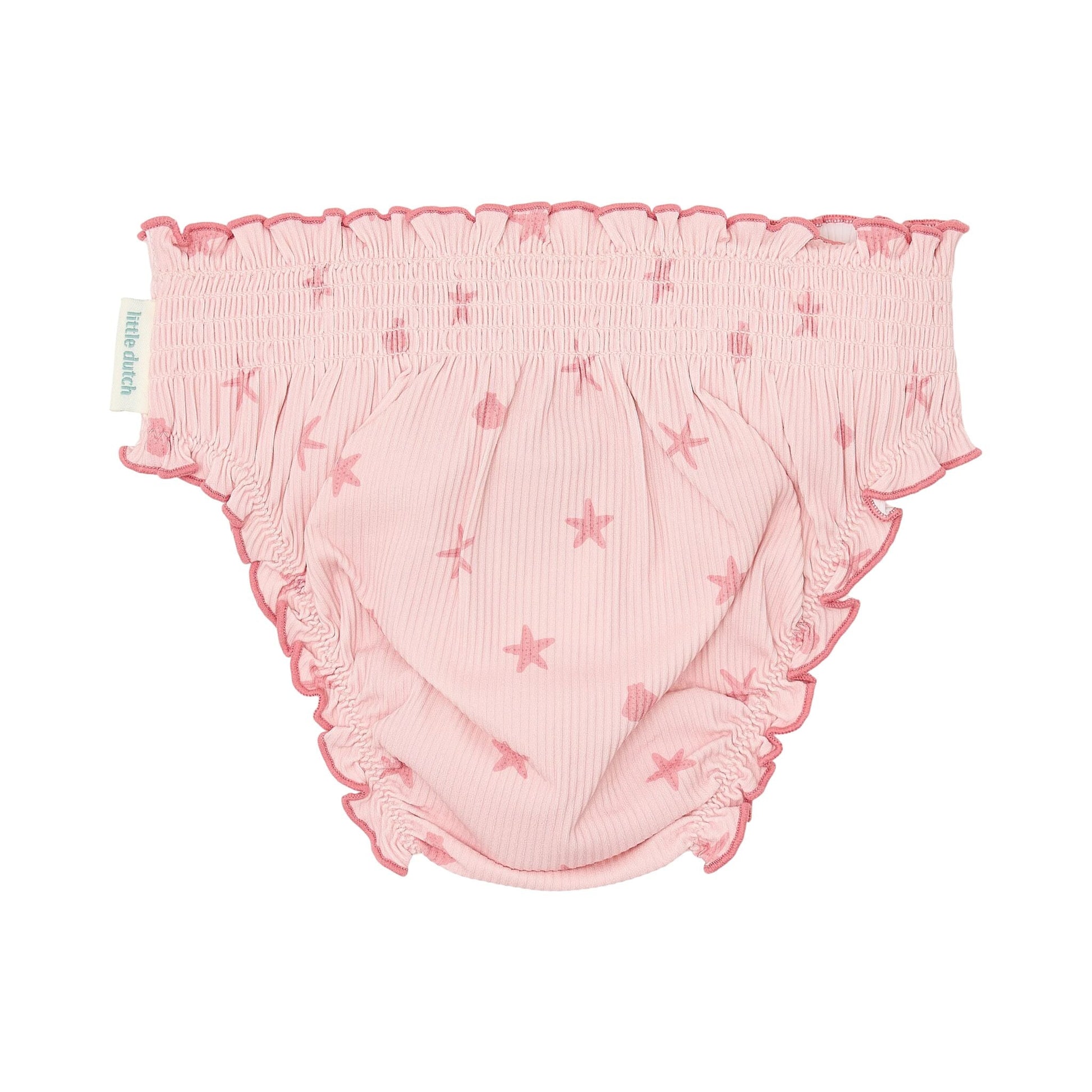 Cuecas de banho com folhos Dreamy Seashells - Little Dutch