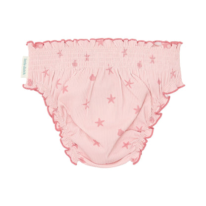 Cuecas de banho com folhos Dreamy Seashells - Little Dutch
