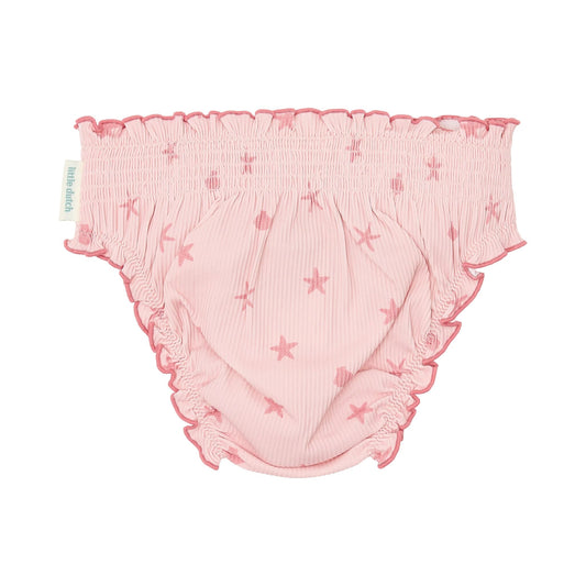 Cuecas de banho com folhos Dreamy Seashells - Little Dutch