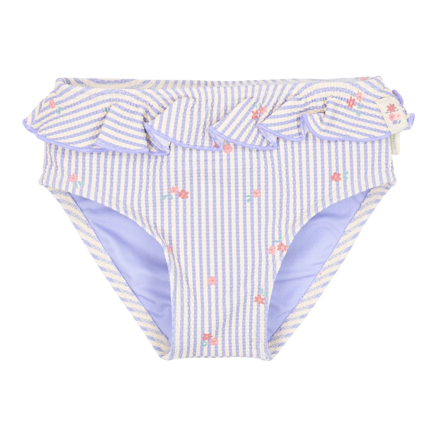 Cuecas de banho com folhos Dreamy Stripes - Little Dutch