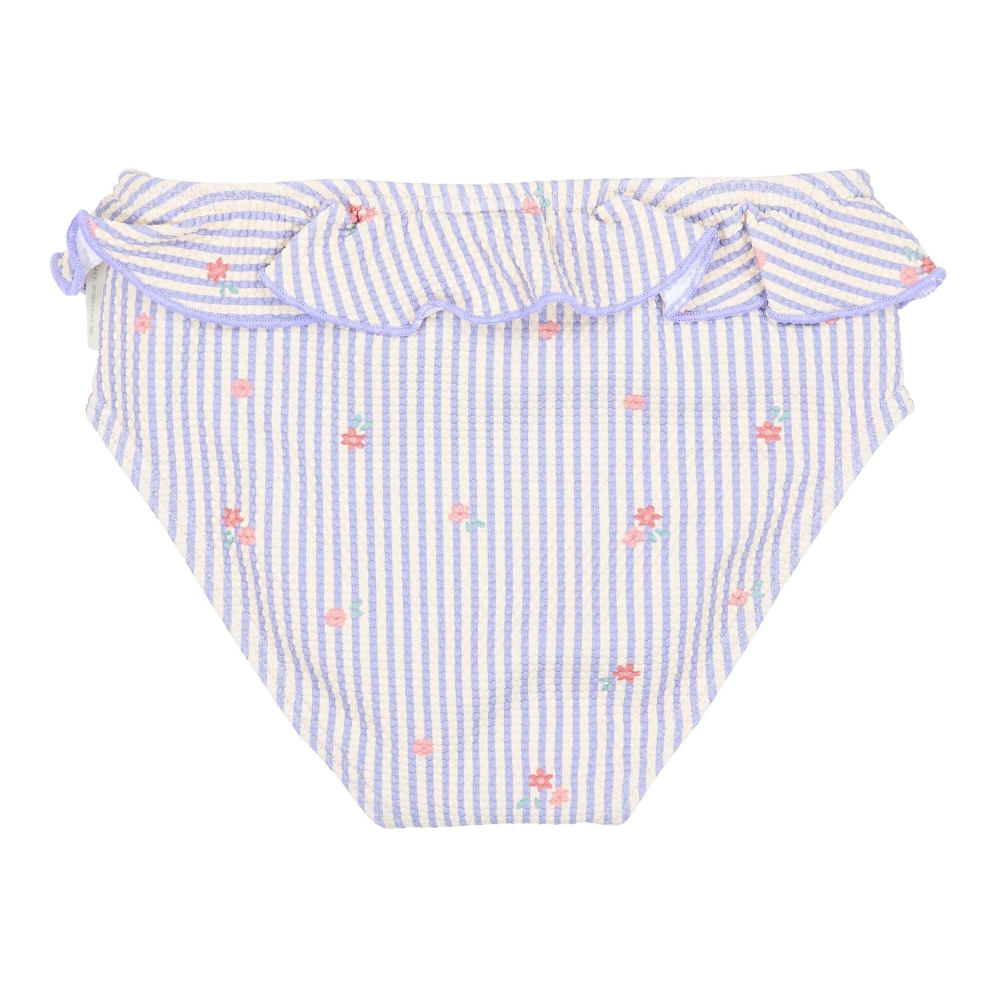 Cuecas de banho com folhos Dreamy Stripes - Little Dutch