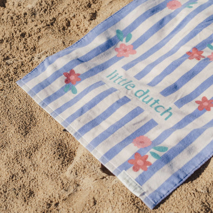 Toalha de praia Dreamy Purple Stripe - Little Dutch