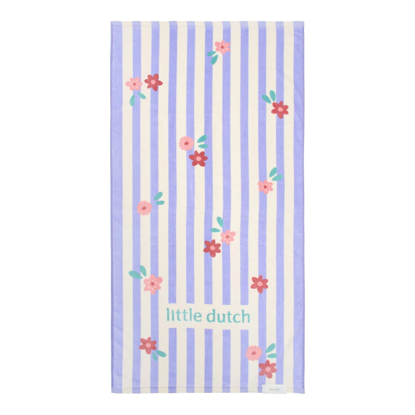 Toalha de praia Dreamy Purple Stripe - Little Dutch