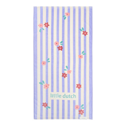 Toalha de praia Dreamy Purple Stripe - Little Dutch