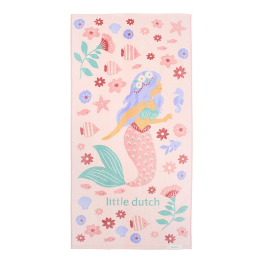 Toalha de praia Dreamy Mermaid Multicolour - Little Dutch