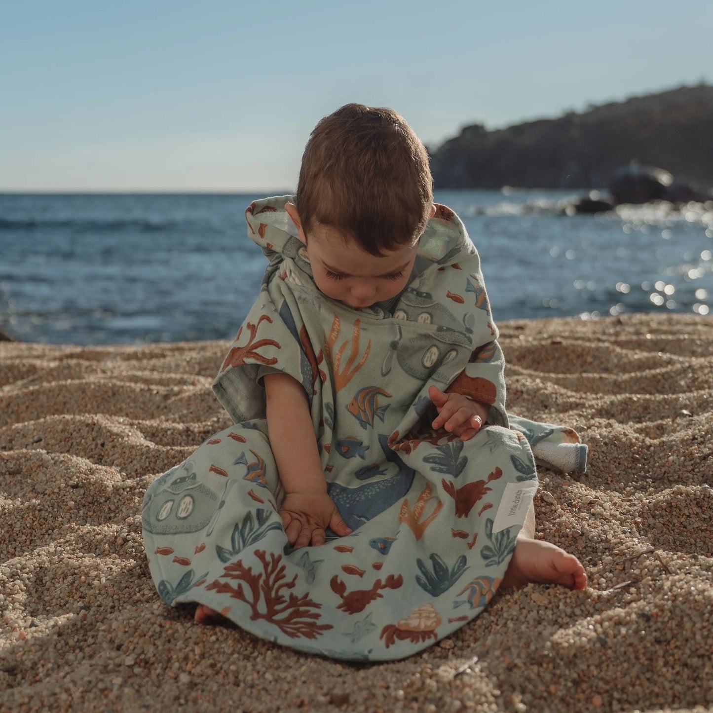Poncho de praia Ocean World Multicolour - Little Dutch
