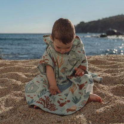 Poncho de praia Ocean World Multicolour - Little Dutch