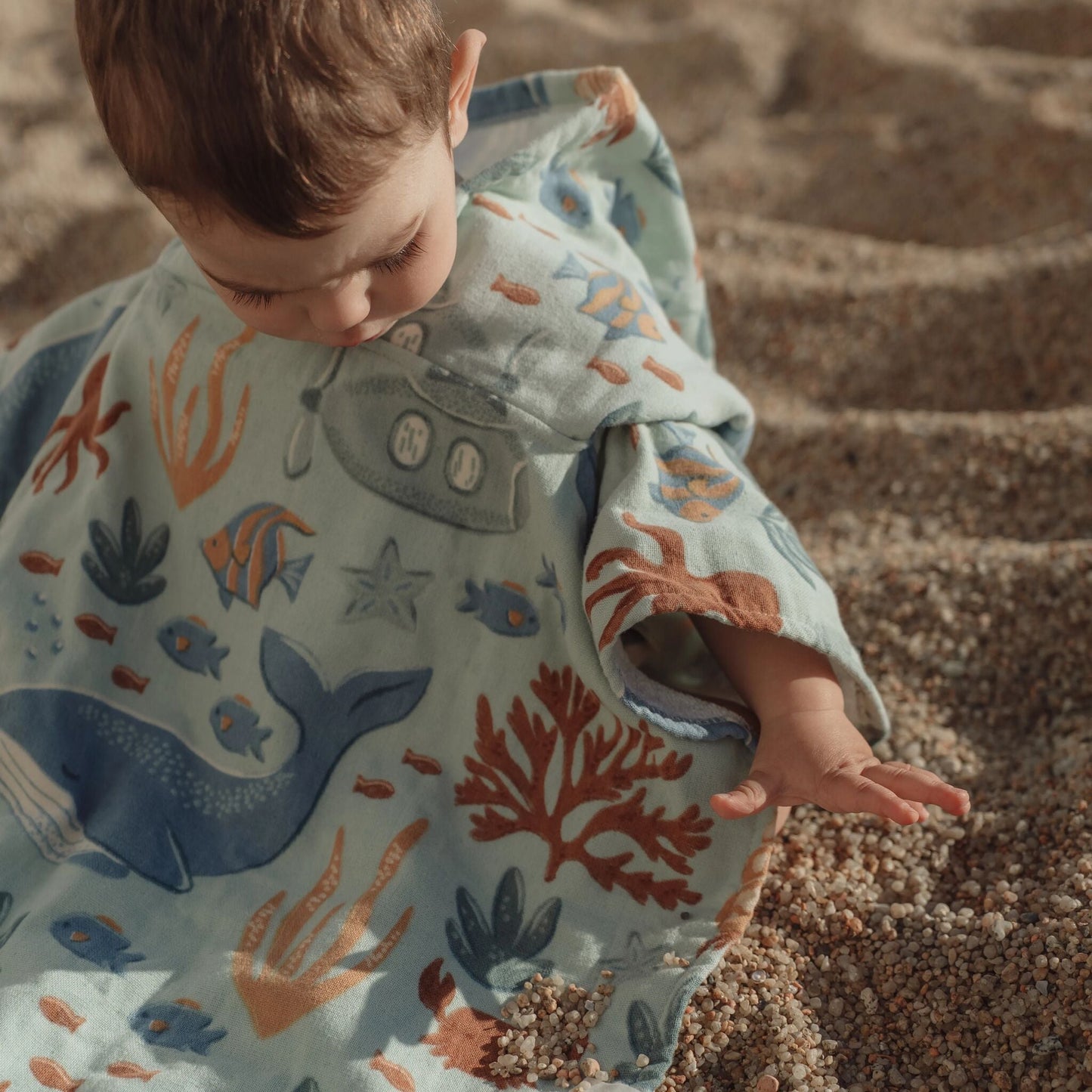 Poncho de praia Ocean World Multicolour - Little Dutch