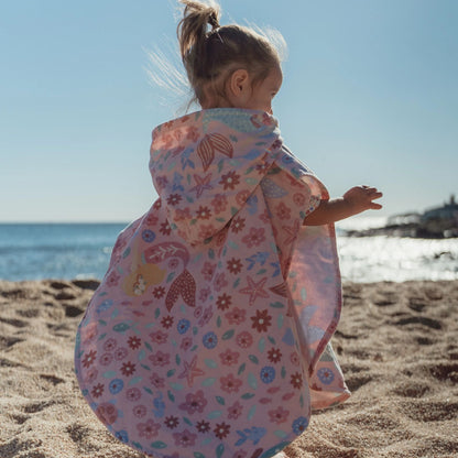 Poncho de praia Dreamy Mermaid Multicolour - Little Dutch