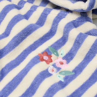 Poncho de praia Dreamy Purple Stripe - Little Dutch