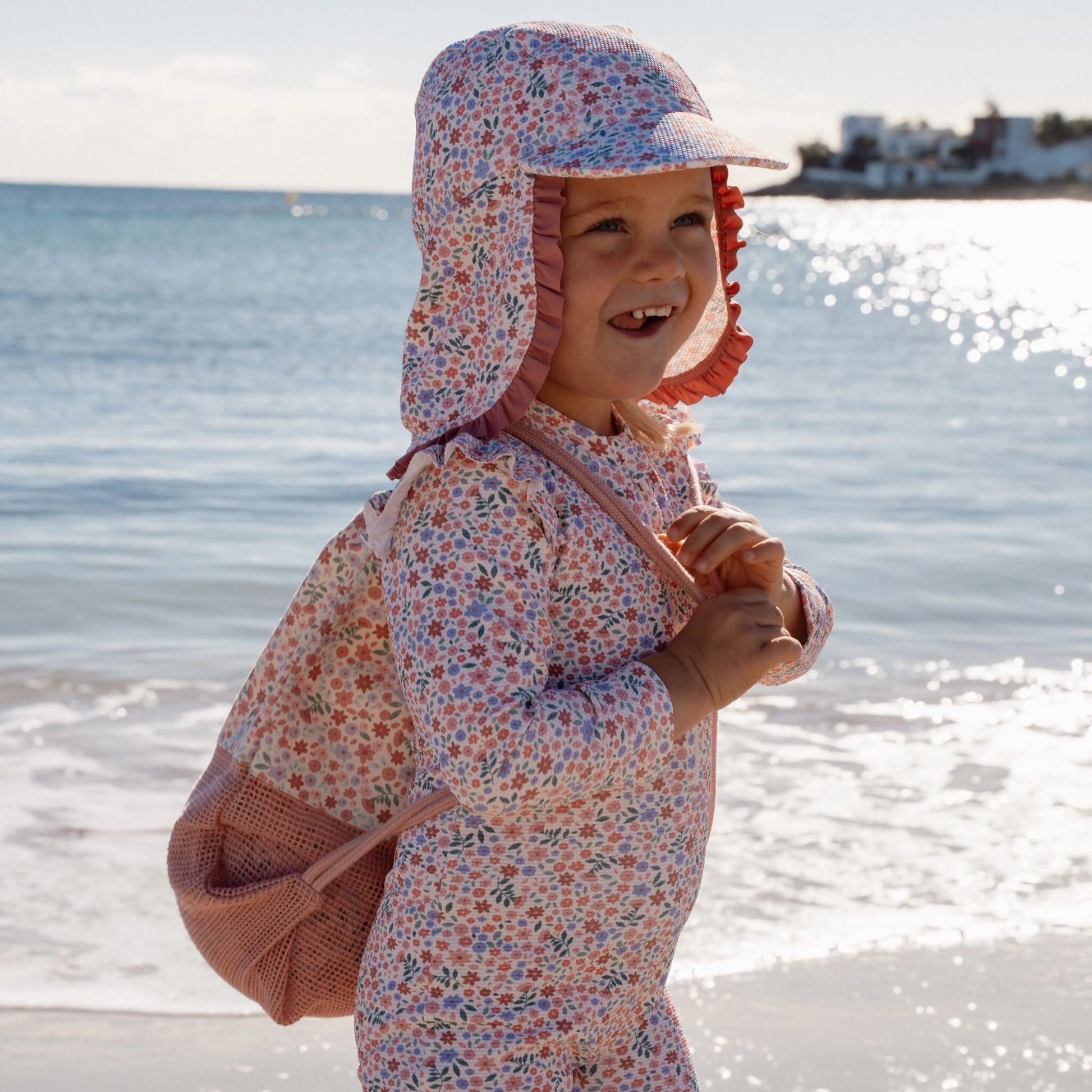 Saco de praia Dreamy Flowerfield - Little Dutch