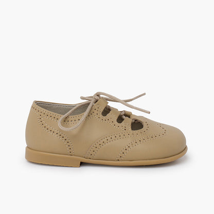 Sapatos Estilo Inglês em Pele - Camel | imagem 1