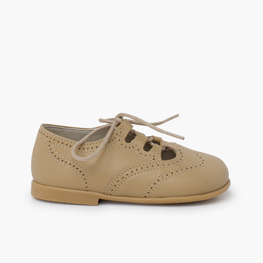 Sapatos Estilo Inglês em Pele - Camel | imagem 1