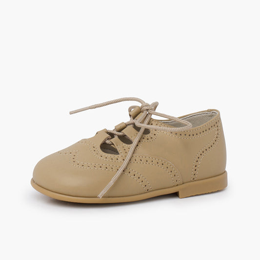 Sapatos Estilo Inglês em Pele - Camel | imagem 2