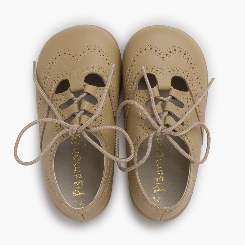 Sapatos Estilo Inglês em Pele - Camel | imagem 5