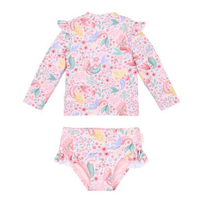 Freeplay Camisola de banho de manga comprida com parte de baixo Dreamy Mermaid 74/80