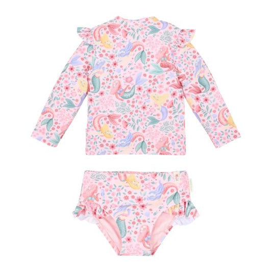 Freeplay Camisola de banho de manga comprida com parte de baixo Dreamy Mermaid 74/80