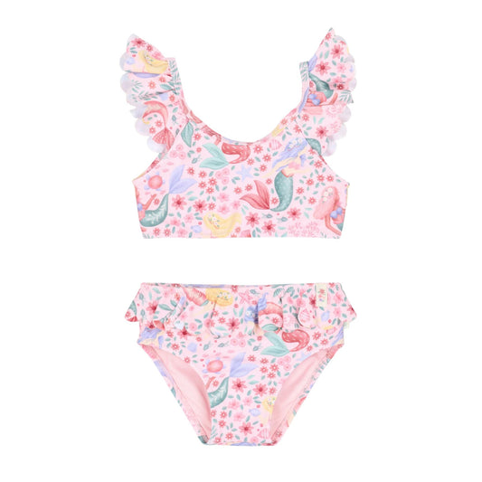 Biquíni com folhos Dreamy Mermaid - Little Dutch