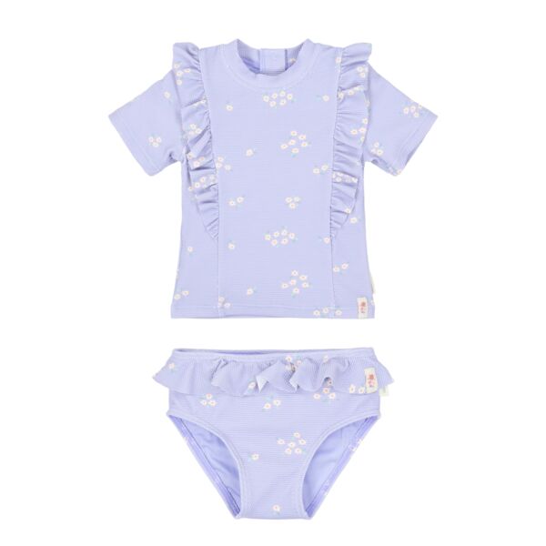 Camisola de banho de manga curta com parte de baixo Dreamy Lavender - Little Dutch