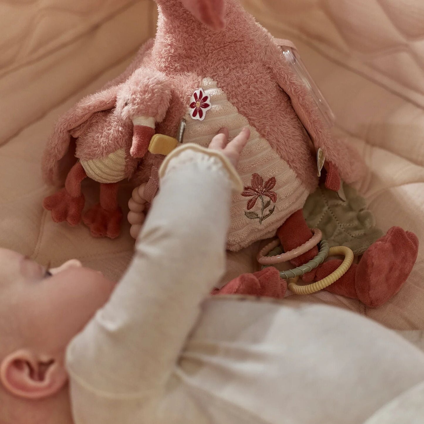 Peluche de Atividades Flamingo Rosa
