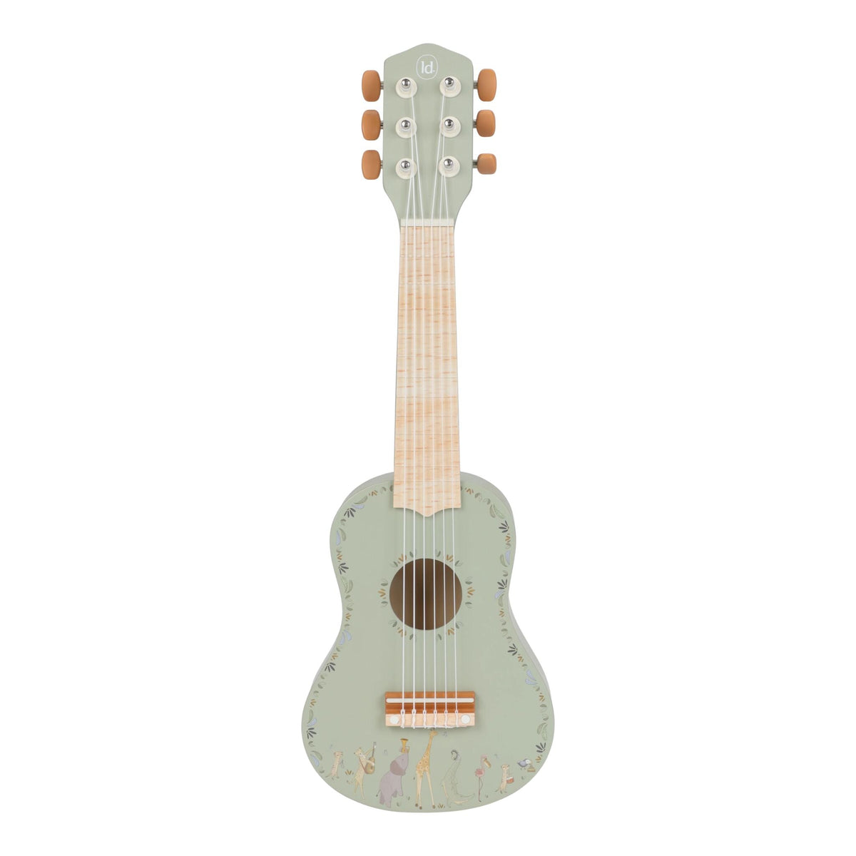 Guitarra em Madeira Verde - Safari Friends | Little Dutch