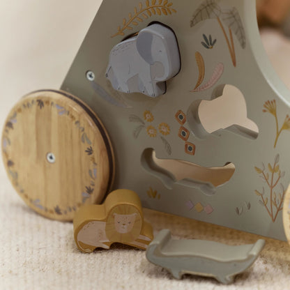 Andador de Atividades Verde - Safari Friends | Little Dutch