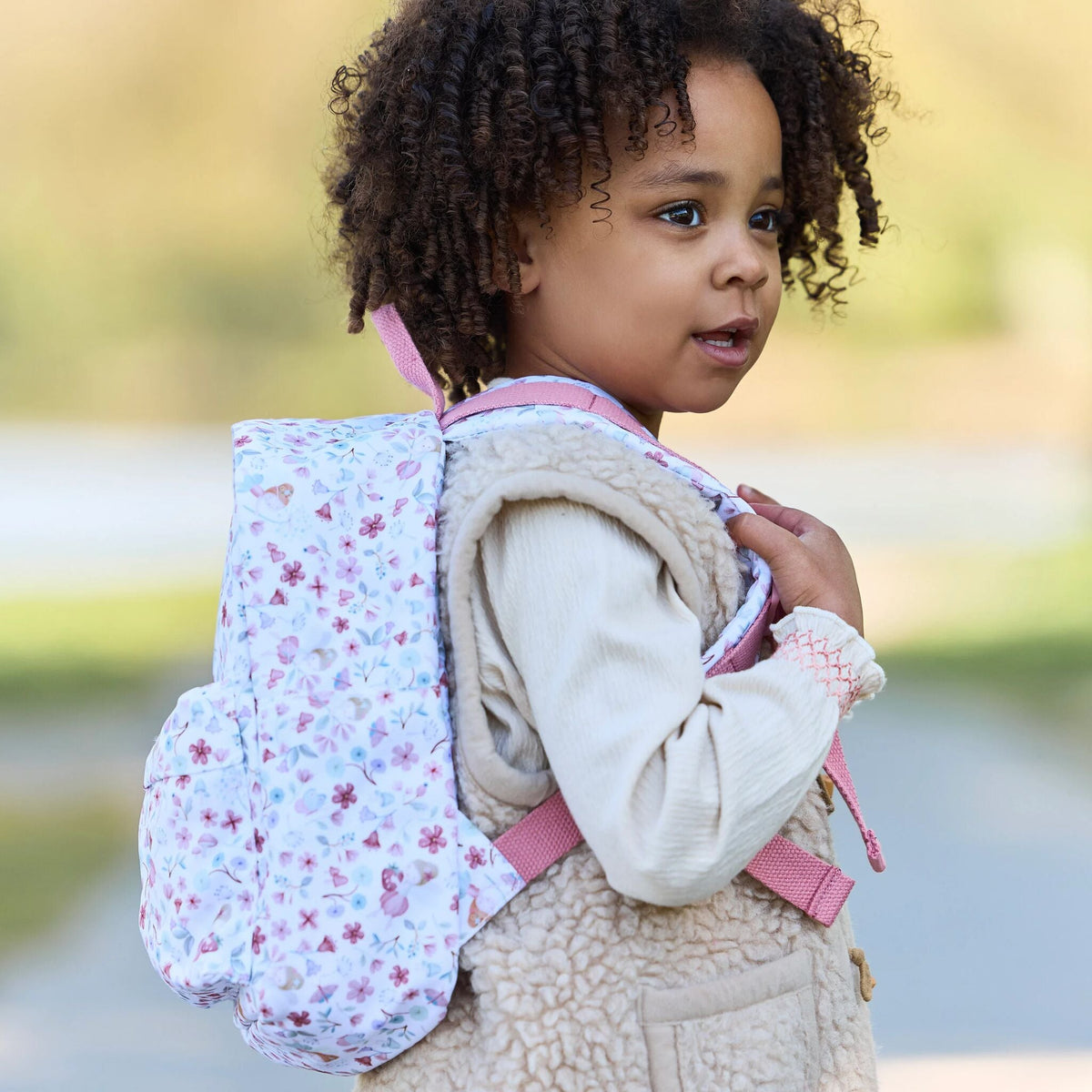 Mochila 29 cm Rosa Fairies | Little Dutch