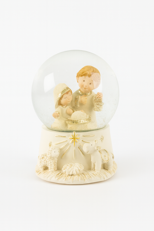 Small Nativity Scene Water Globe | 10cm
