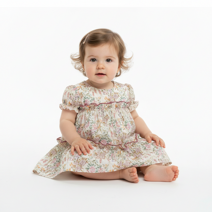 Dress with diaper cover "MERLÍN Family"