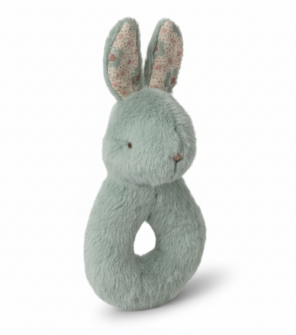 Rabbit and Bell Set - Mint Green