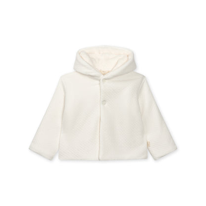 Casaco Jacquard Ivory Baby Gi
