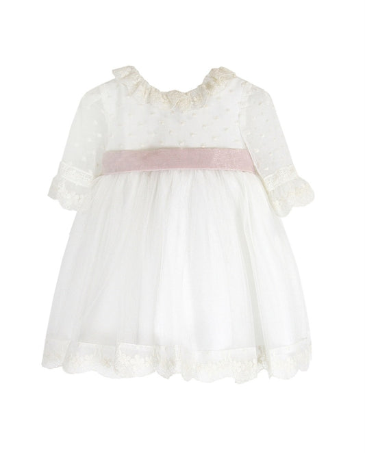 Amaya dress with 3/4 sleeves.