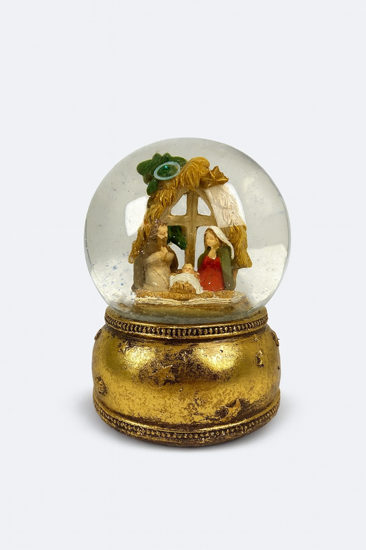 Holy Family Water Ball with Music | 15cm