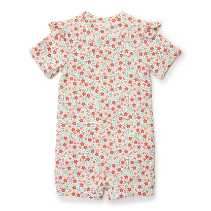 Maillot de bain MC – Fleurs ensoleillées multicolores