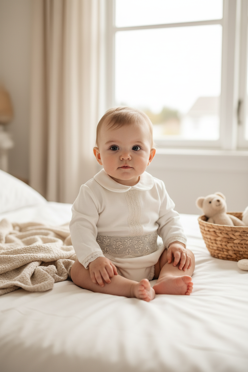 Conjunto Menino Bege/Verde