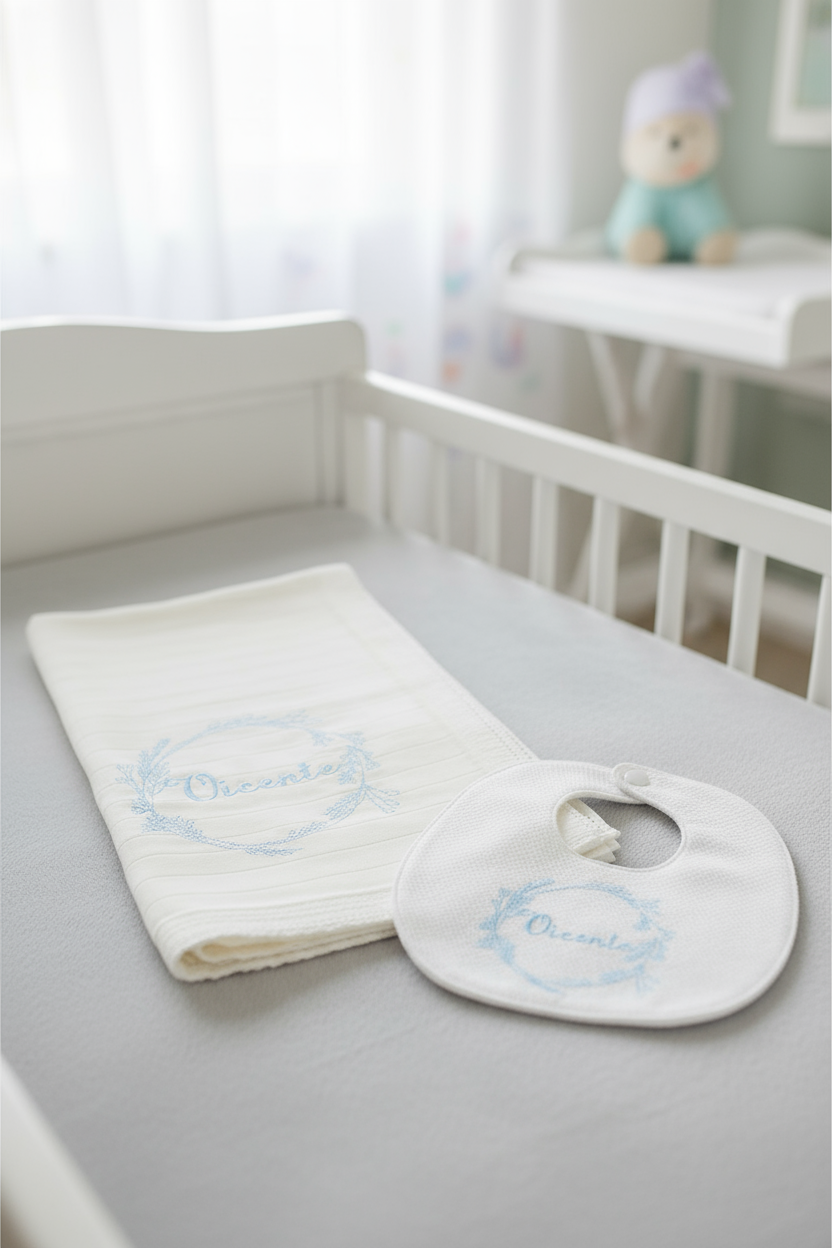 Conjunto Fralda + Babete "Vicente"