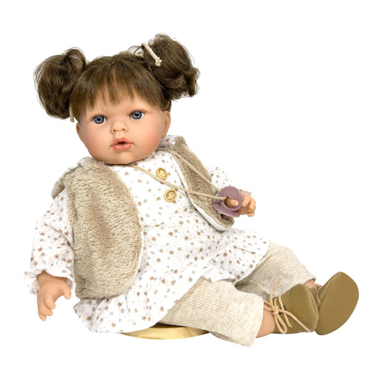 Doll - TITA MUSELIN BROWN HAIR CASE