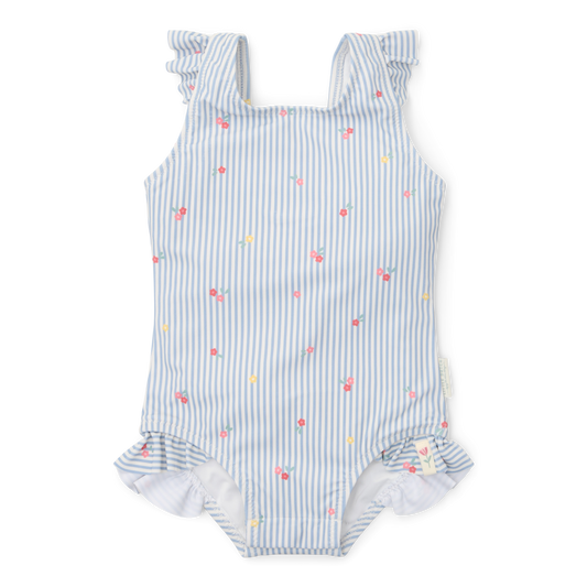 Swimsuit -Sunny Flowera blue